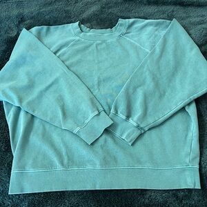 Old Navy Pine Green Crew Neck Sweatshirt